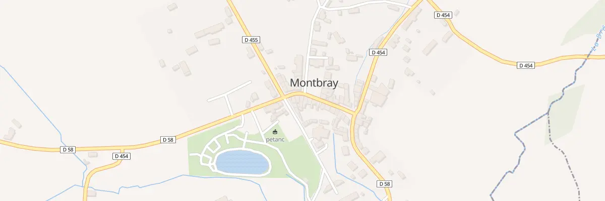 Plan du 85 Rte de Percy à Montbray