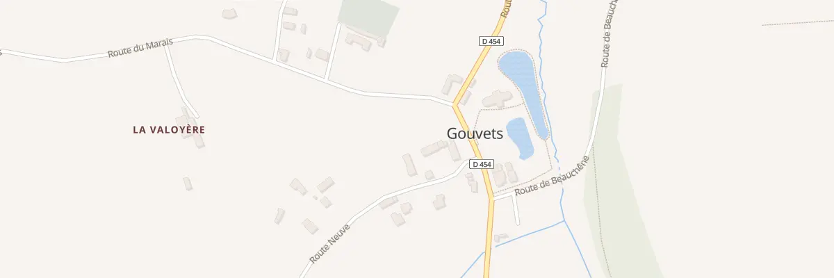 Plan du 5131 Le Bourg à Gouvets