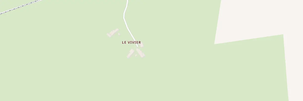 Plan du 5459 Le Vivier à Landéan