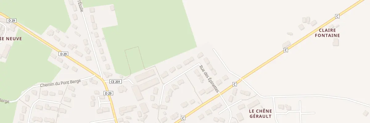 Plan du 16 Rue des Epinettes à Mondevert