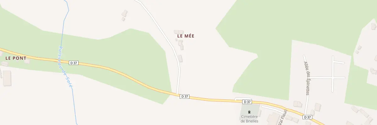 Plan du 5033 Le Mée à Brielles