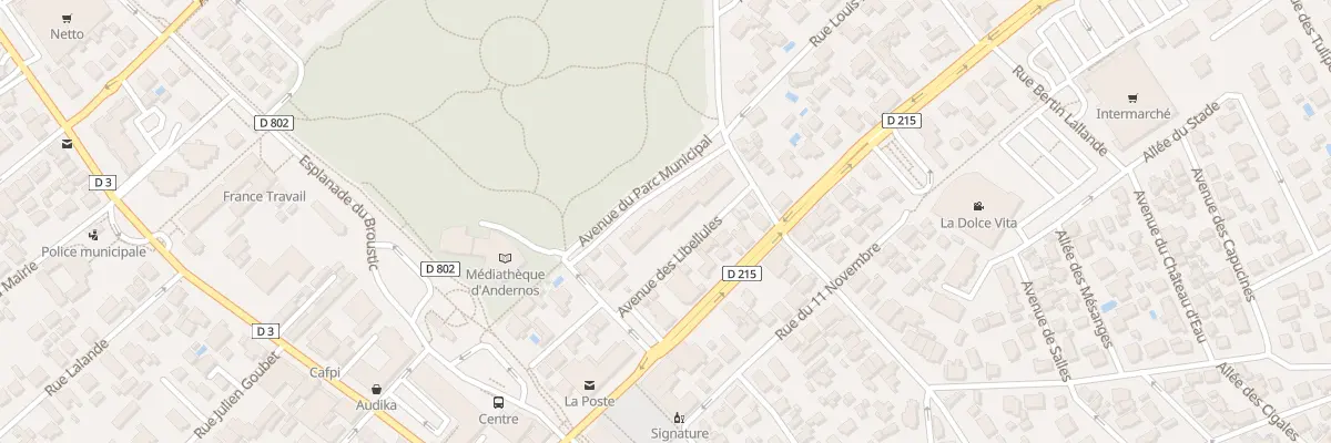 Plan du 7 Av des Libellules à Andernos-les-Bains