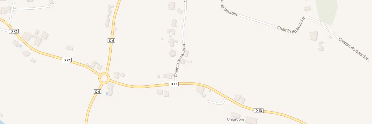 Plan du 70 Che du Houron à Heugas