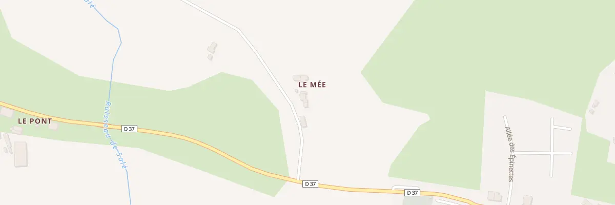 Plan du 118 Le Mée à Brielles