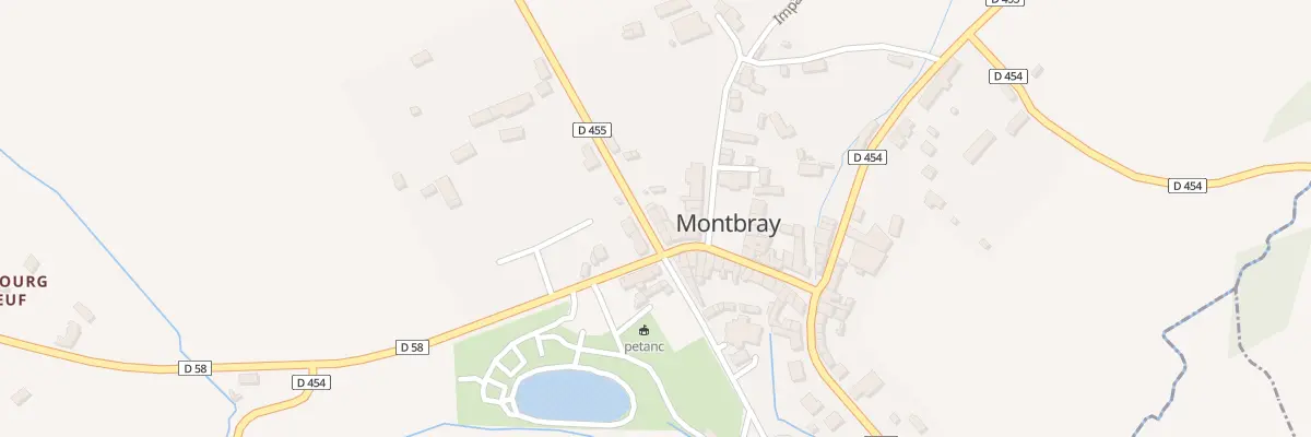 Plan du 24 Rte de la Chasse à Montbray