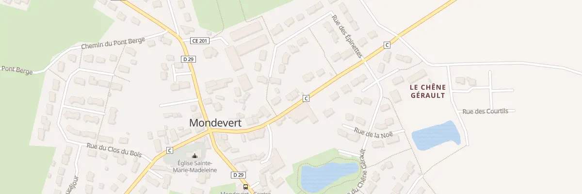 Plan du 13 Rue des 3 Provinces à Mondevert
