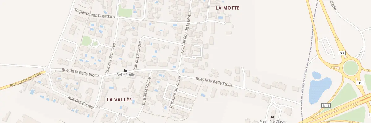Plan du 2 Grande Rue de la Motte à Puilboreau