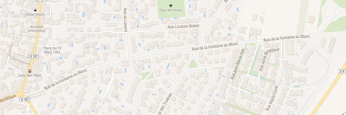 Plan du 28 Rue de la Fontaine au Blanc à Saint-Xandre