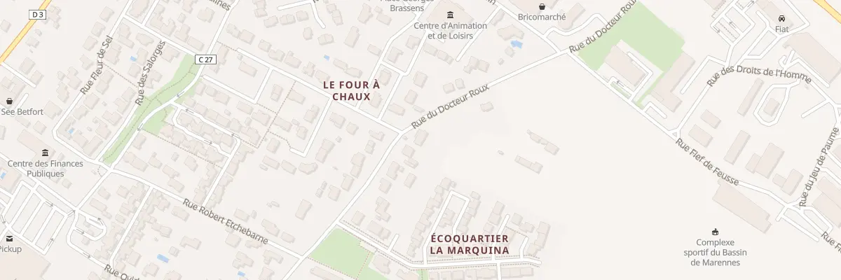 Plan du 13B Rue du Doc Roux à Marennes-Hiers-Brouage