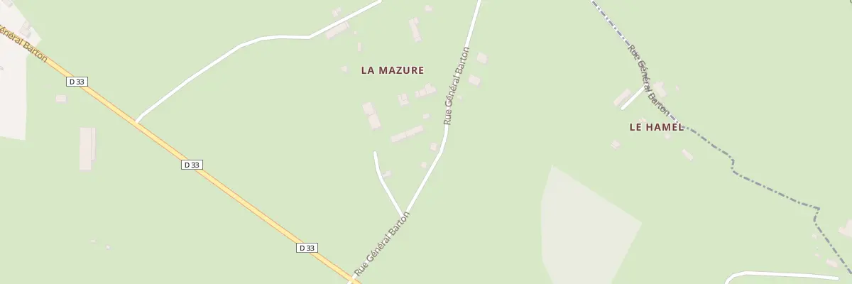 Plan du 35 Rue Général Barton à Coulouvray-Boisbenâtre