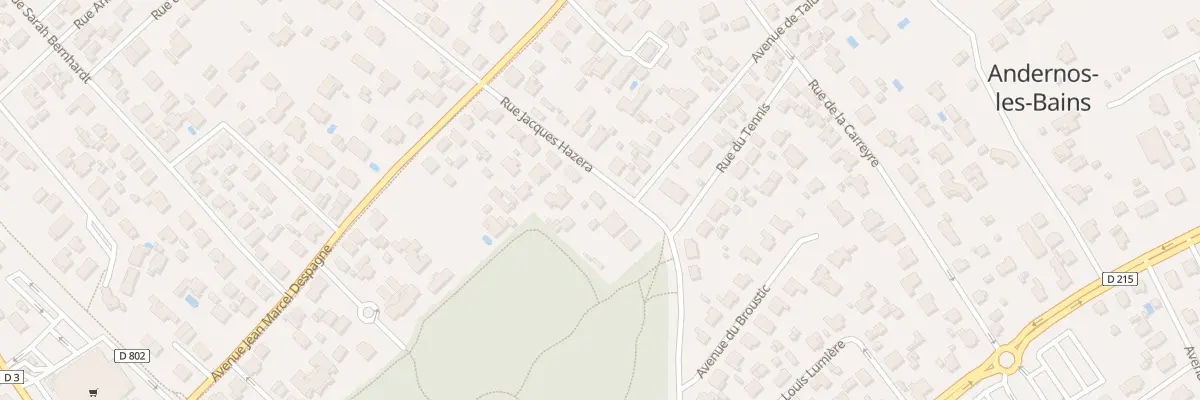 Plan du 11 Rue Jacques Hazera à Andernos-les-Bains