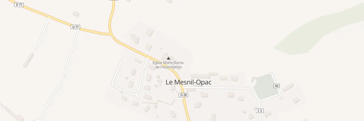 Plan du 7 Le Bourg - Mesnil Opac à Moyon Villages