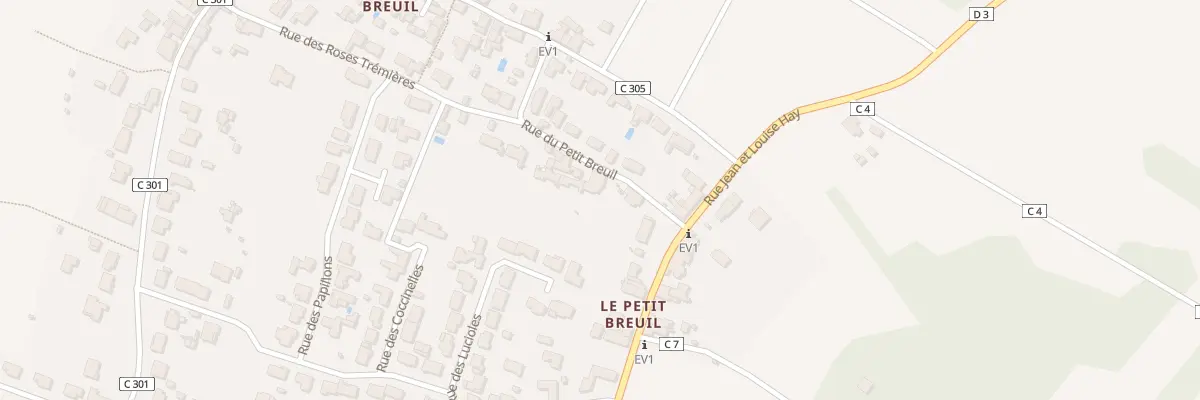 Plan du 3 Rue du Petit Breuil à Marennes-Hiers-Brouage