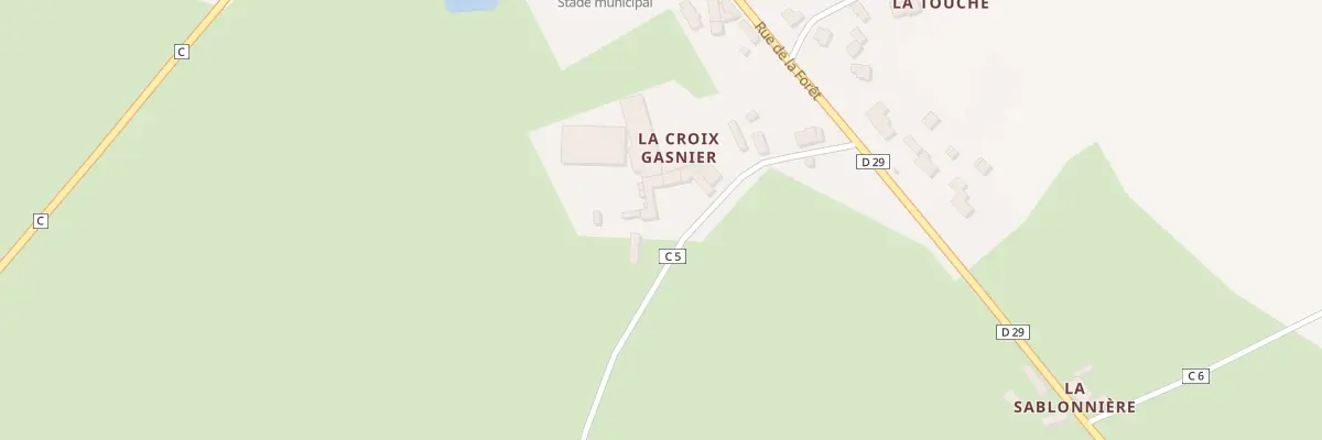 Plan du 6 La Croix Gasnier à Mondevert