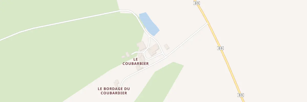 Plan du 2 Le Coubarbier à Tiffauges