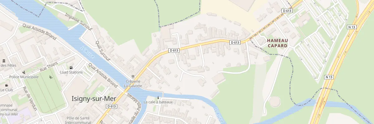 Plan du 23 Rue Docteur Boutrois à Isigny-sur-Mer