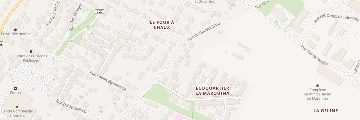 Plan du 11 Rue du Doc Roux à Marennes-Hiers-Brouage