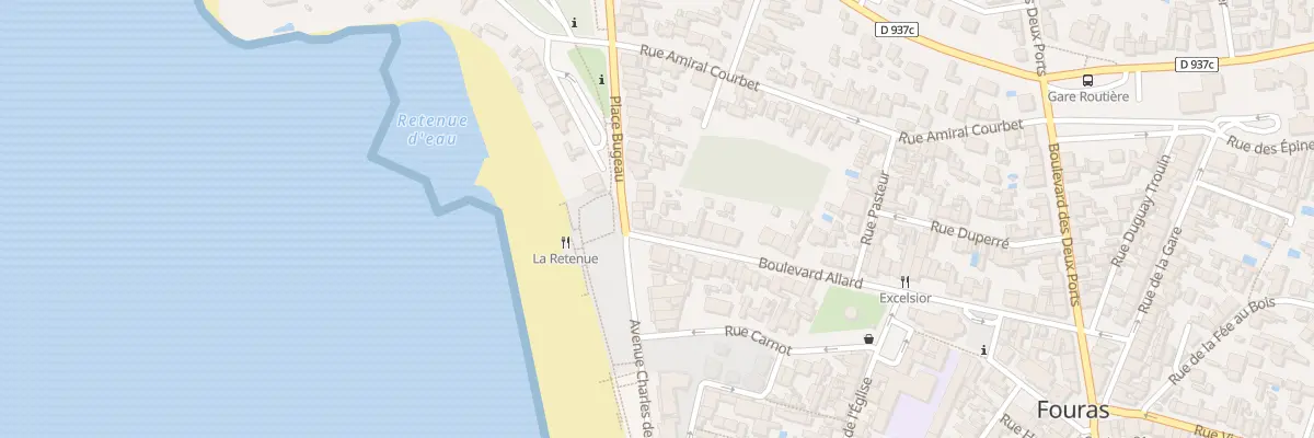 Plan du 4 Bd Allard à Fouras