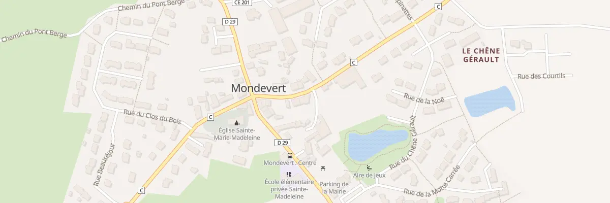 Plan du 8 Rue des Trois Provinces à Mondevert