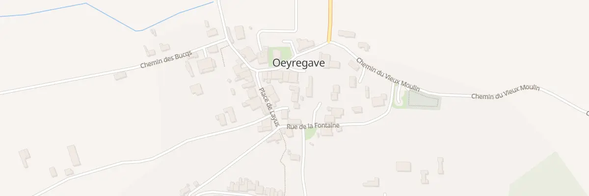 Plan du 79B Pl de Layus à Oeyregave