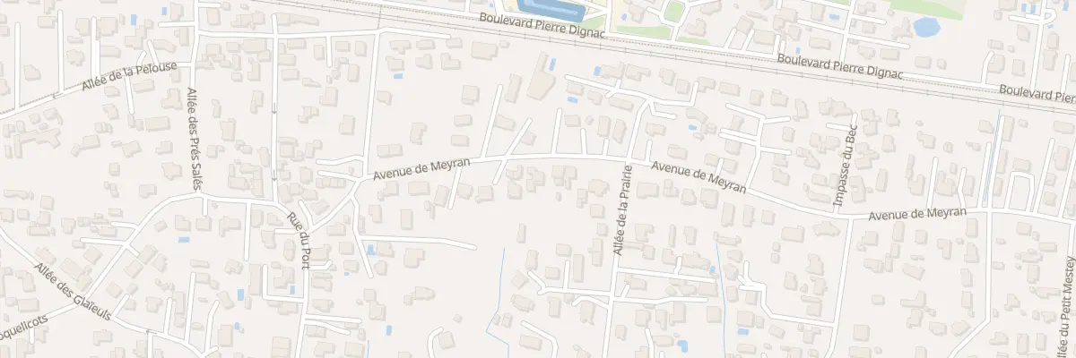 Plan du 111 Av de Meyran à Gujan-Mestras