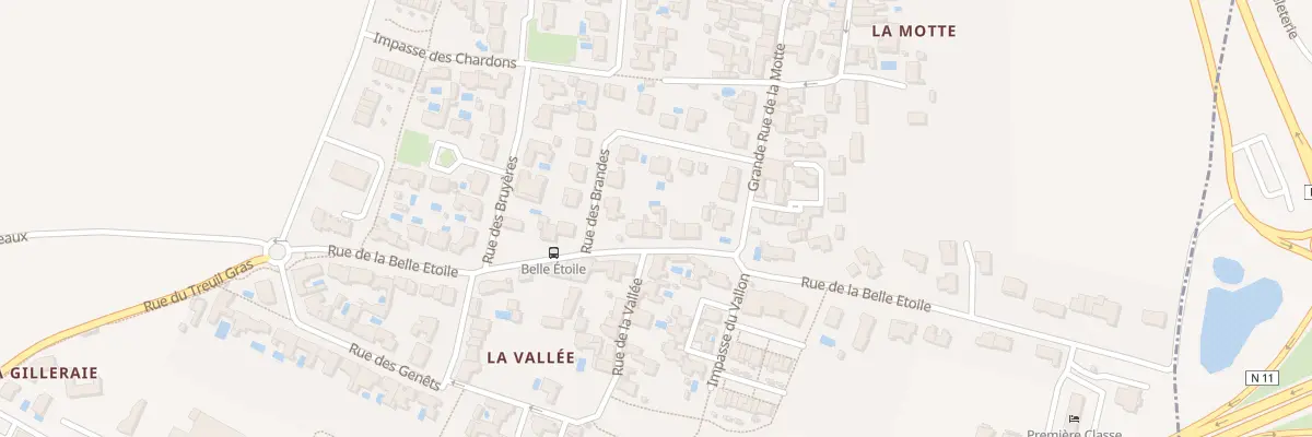 Plan du 15 Rue de la Belle Etoile à Puilboreau