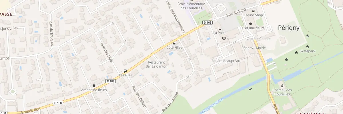 Plan du 17 Grande Rue à Périgny