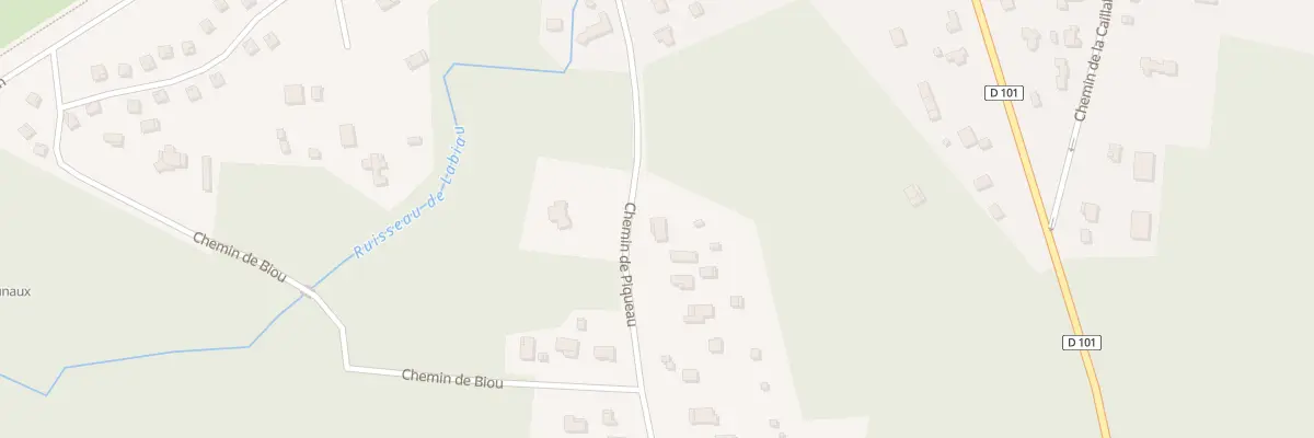 Plan du 14 Che de Piqueau à Grayan-et-l’Hôpital