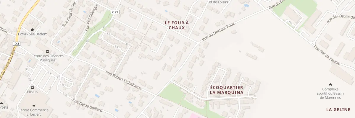 Plan du 14B Rue du Doc Roux à Marennes-Hiers-Brouage