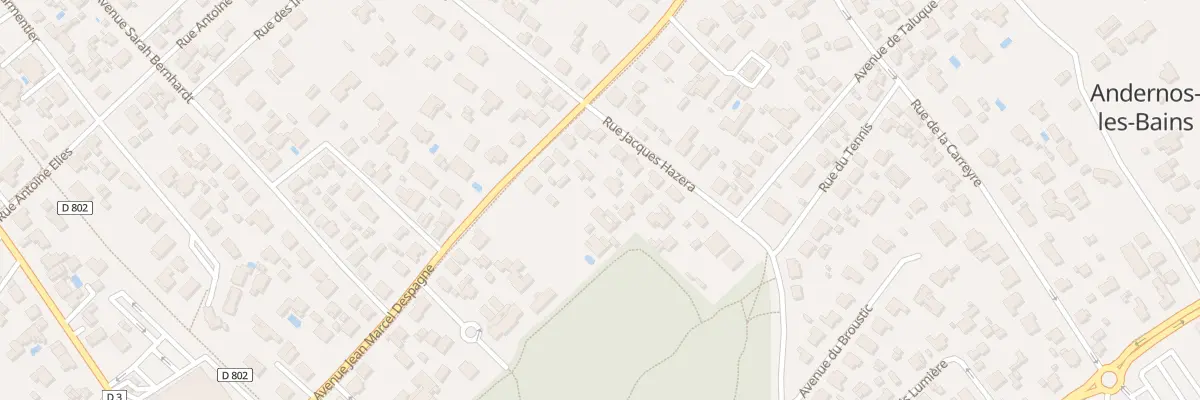 Plan du 19 Rue Jacques Hazera à Andernos-les-Bains
