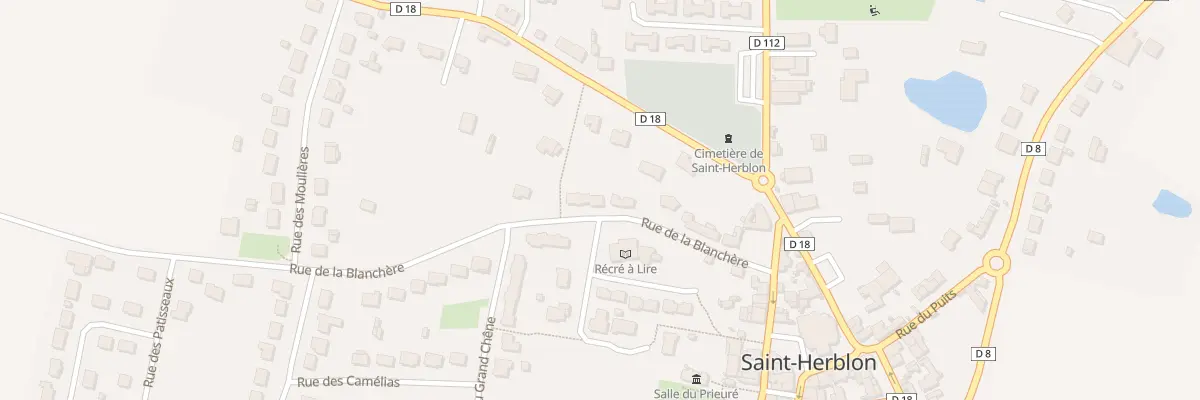 Plan du 8 Rue de la Blanchère à Vair-sur-Loire