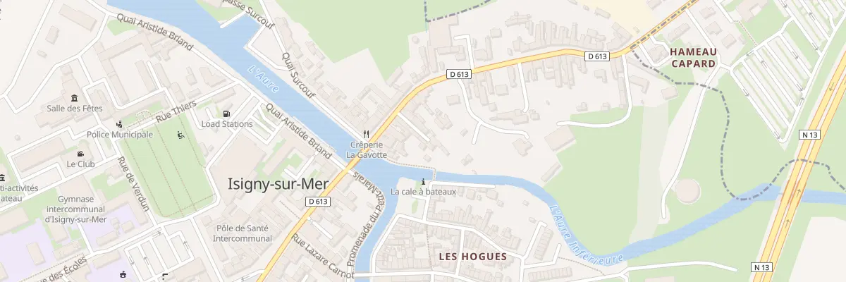 Plan du 43T Rue Docteur Boutrois à Isigny-sur-Mer