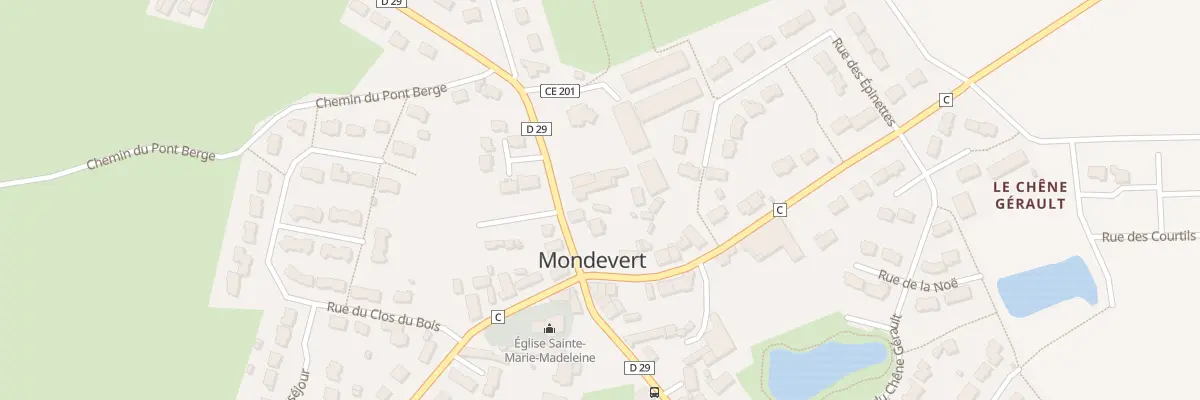 Plan du 6 Rue de l’Océane à Mondevert