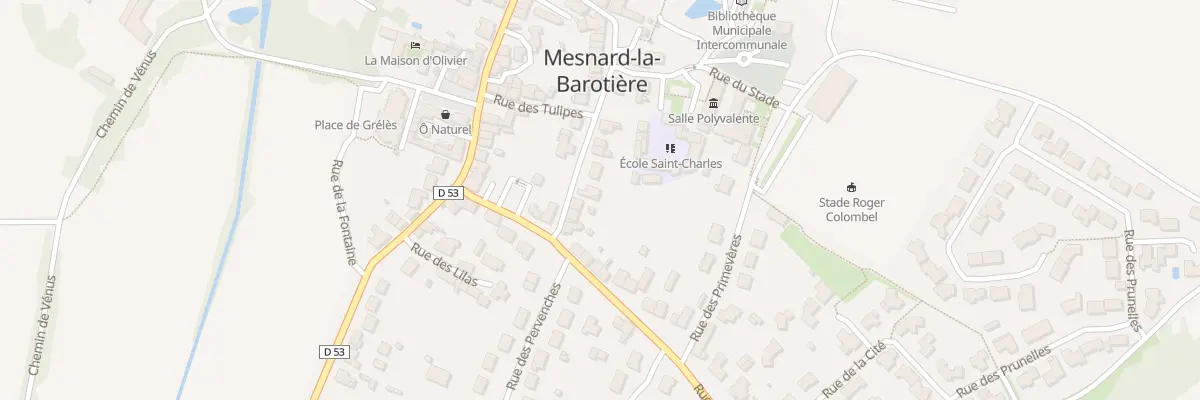 Plan du 31 Rue du Calvaire à Mesnard-la-Barotière