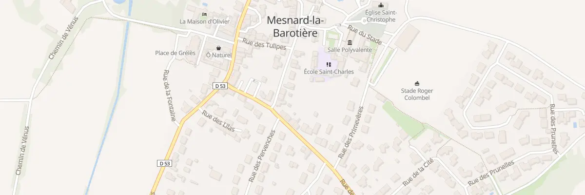 Plan du 35 Rue du Calvaire à Mesnard-la-Barotière