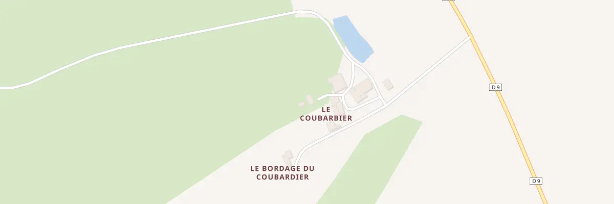 Plan du 5 Le Coubarbier à Tiffauges