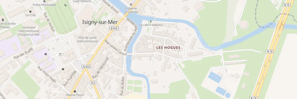 Plan du 15 Rue de la Vallée d’Aure à Isigny-sur-Mer