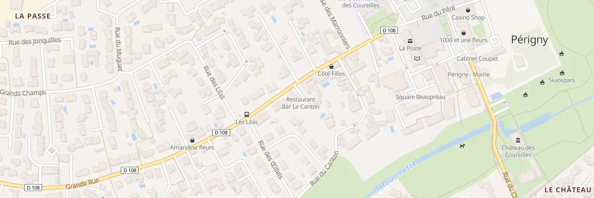 Plan du 25 Gr Grande Rue à Périgny