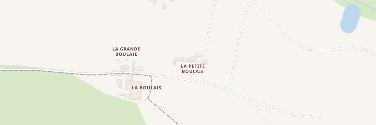 Plan du 6 La Petite Boulaie à Mondevert