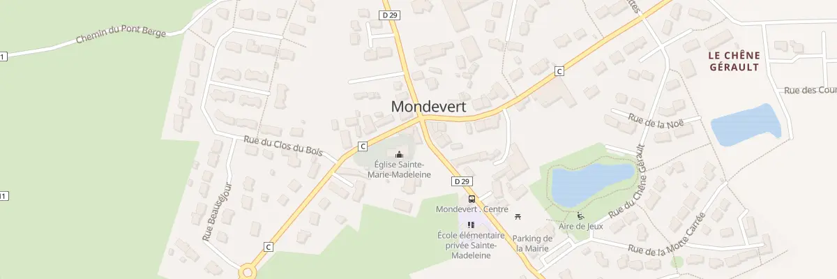 Plan du 4 Rue de la Foret à Mondevert