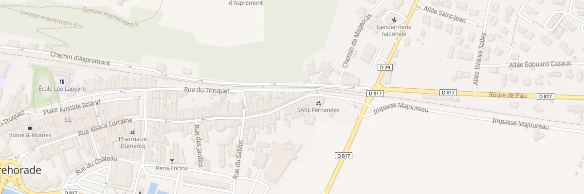 Plan du 267 Rue Lembarry à Peyrehorade