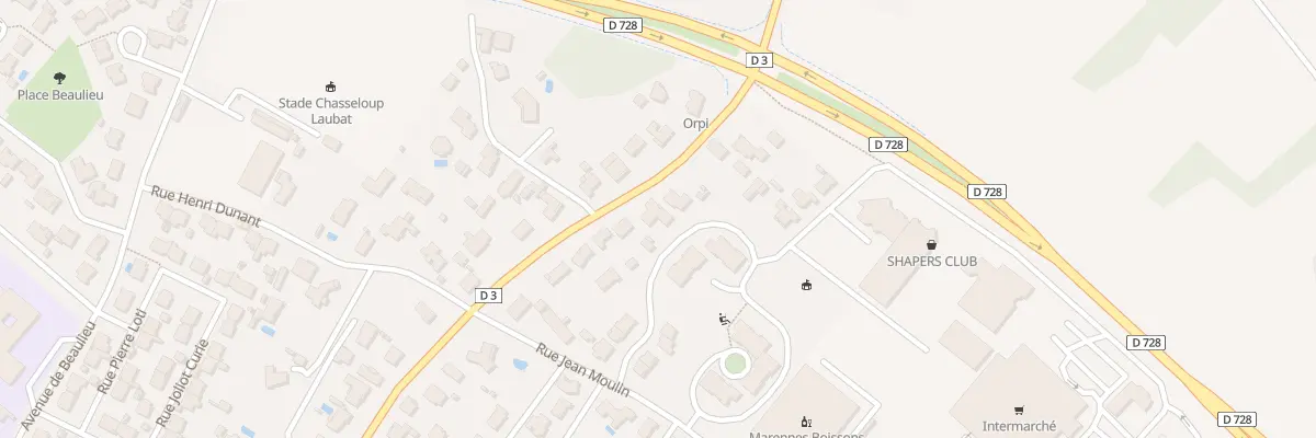 Plan du 28 Rue des Frères Jabouille à Marennes-Hiers-Brouage