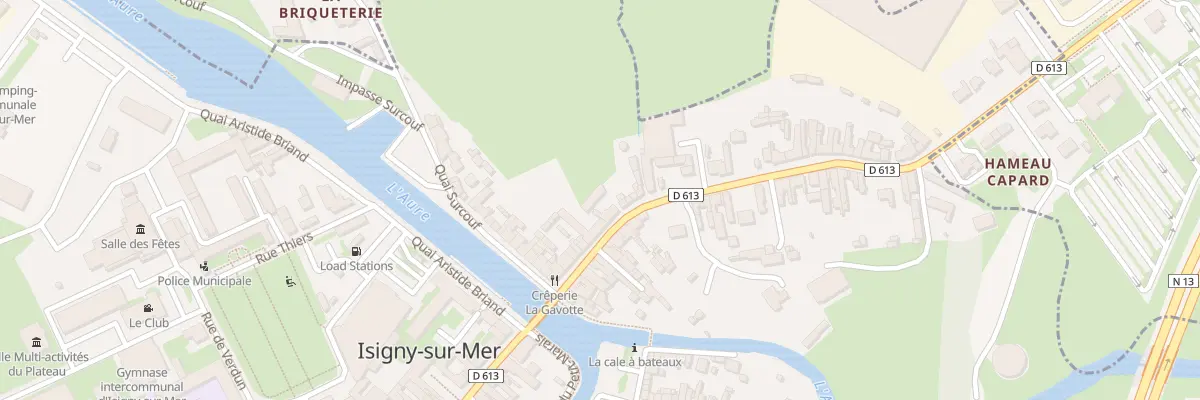 Plan du 64 Rue Docteur Boutrois à Isigny-sur-Mer