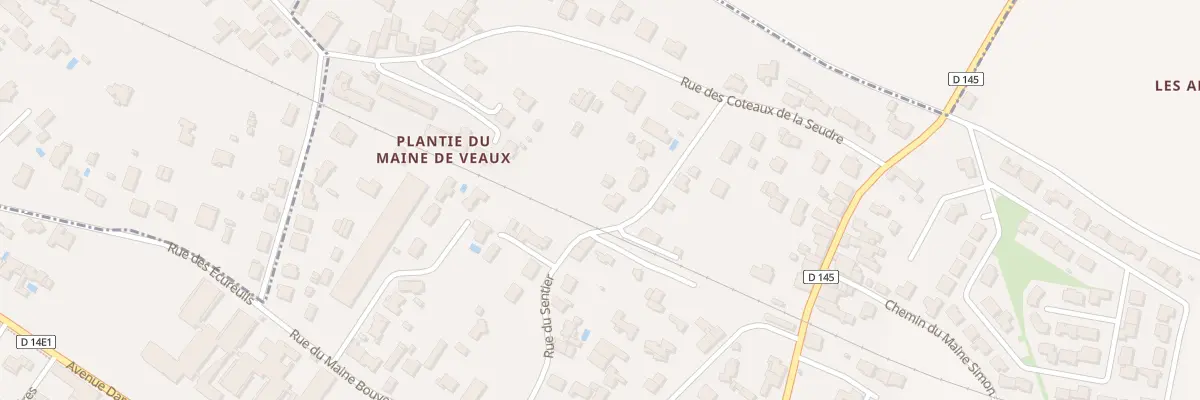 Plan du 13 Rue du Sentier à Étaules