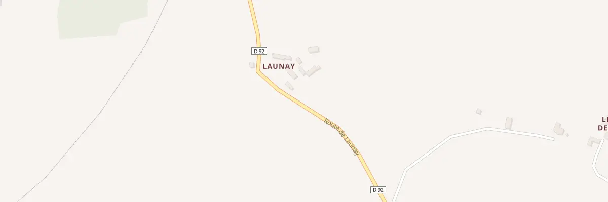 Plan du 401 Rte de Launay à La Meauffe