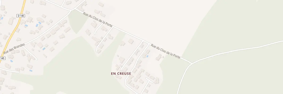 Plan du 2 All de Creuse à Étaules