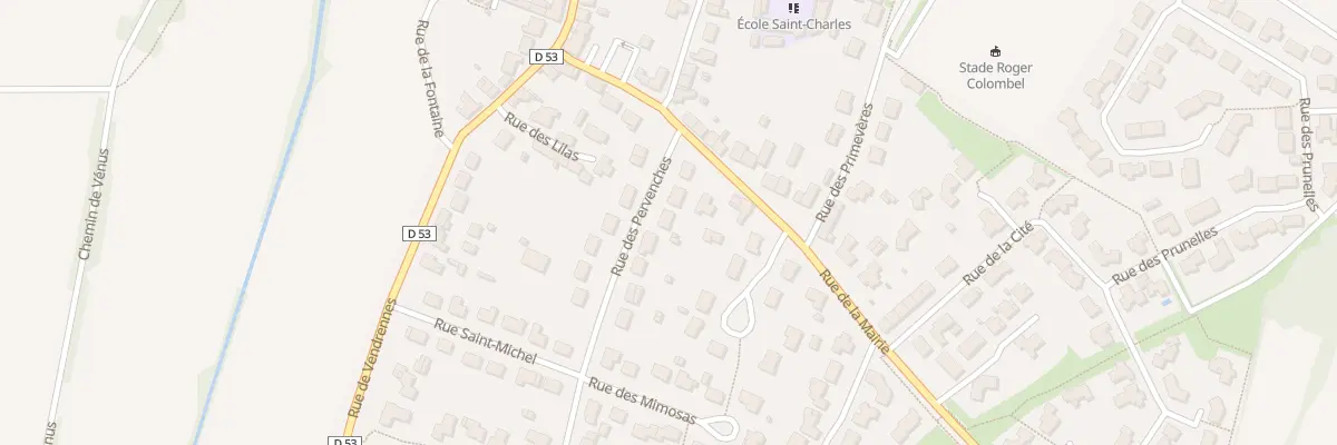 Plan du 5 Rue des Pervenches à Mesnard-la-Barotière