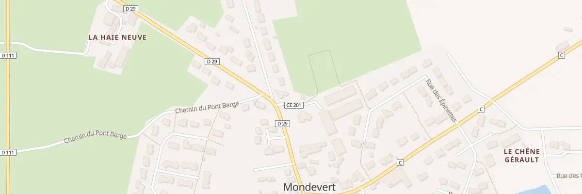 Plan du 16 Rue de l’Océane à Mondevert
