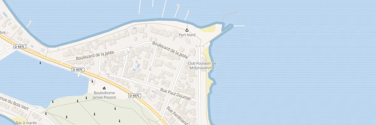 Plan du 4 Bd de la Jetée à Fouras