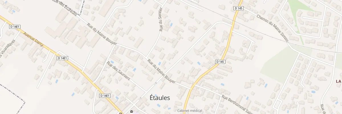 Plan du 19 Av Sorignet à Étaules
